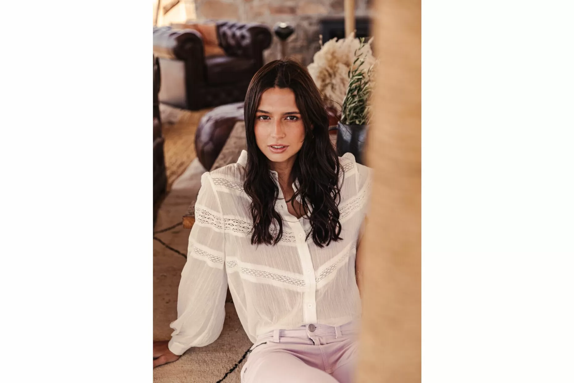 Freeman T Porter Alexa Cropped New Magic Color Colored Pants Woman, Pastel Lilac Fashion